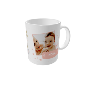 Tasse bedrucken — Mein erstes Jahr - rosa