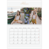 Fotokalender A4 doppelt (30 x 40 cm) — Goldschrift Banner [Februar]