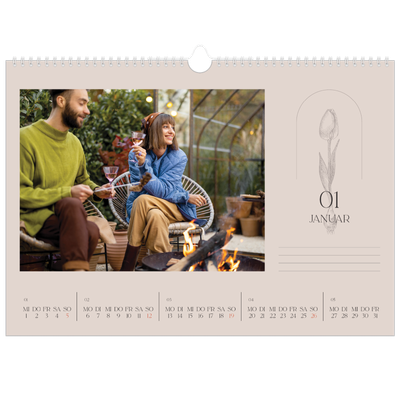 Fotokalender A3 — Einfach botanisch [Januar]