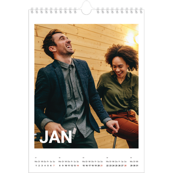 Fotokalender A4 — Großer Monat