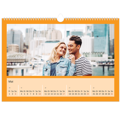 Fotokalender A3 — Farbenfroher Hintergrund [deckblatt]