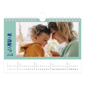 Fotokalender A5 — Farbenfroh wie du