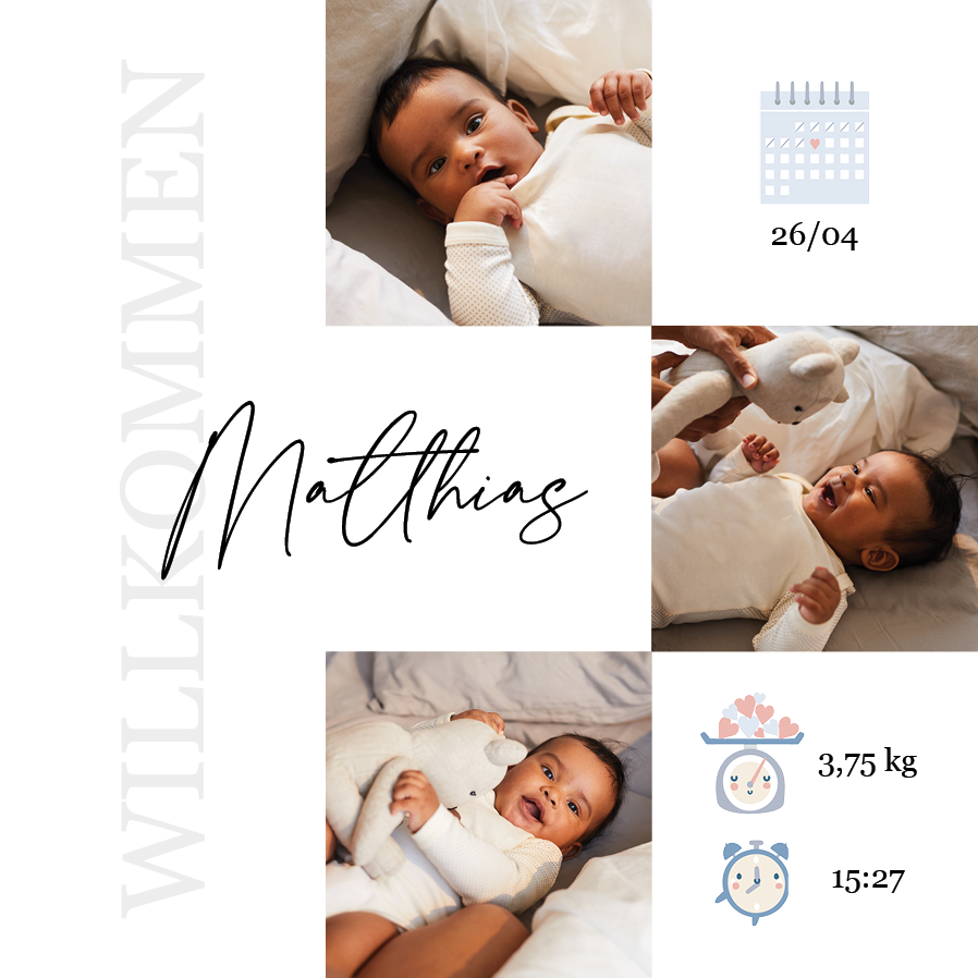 Einladungskarten — Freudige Begrüßung