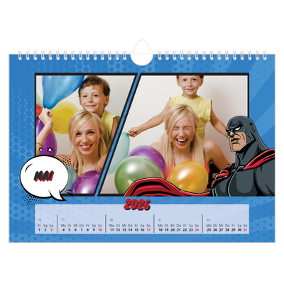 Fotokalender A4 — Comic-Buch [deckblatt]