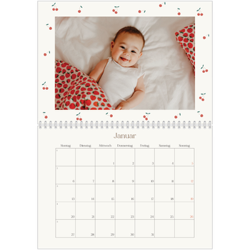 Fotokalender A4 doppelt — Kleine Kirsche