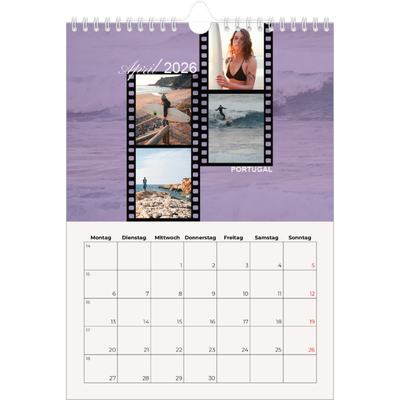 Fotokalender A4 (20 x 30 cm) — Wanderlust [April]