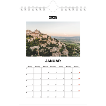 Fotokalender A5 — Schlichtes Foto