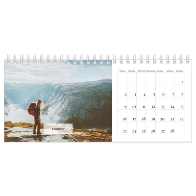 Tischkalender — Klassischer Kalender [Februar]