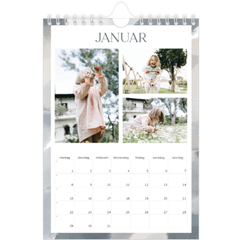 Fotokalender A5 — Farbpinsel-Effekt