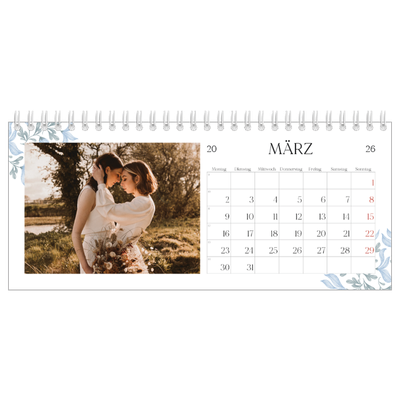 Tischkalender — Elegante Blumen [Marsch]