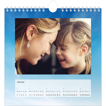 Fotokalender Quadratisch — Wolkenhintergrund