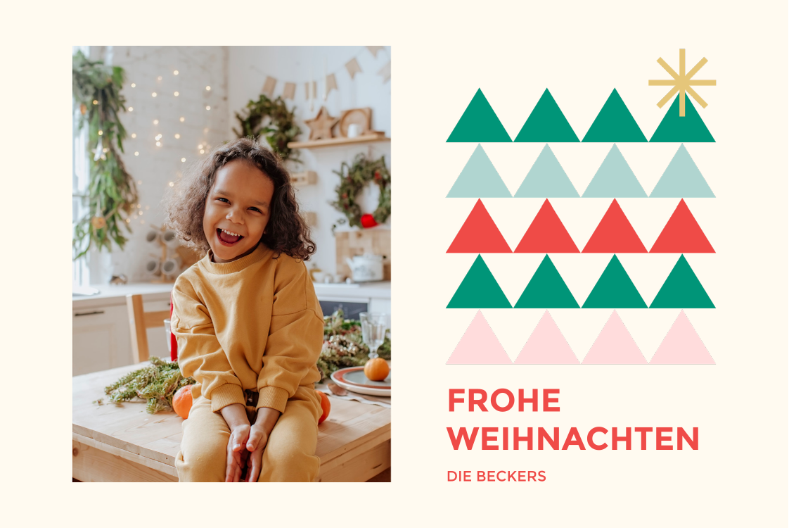 Fotokarten — Festliche Formen