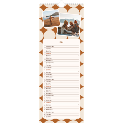 Küchenkalender  — Retro-Muster [deckblatt]