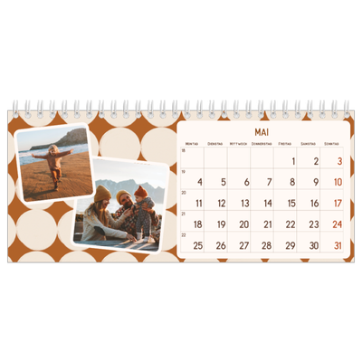 Tischkalender — Retro-Muster [deckblatt]