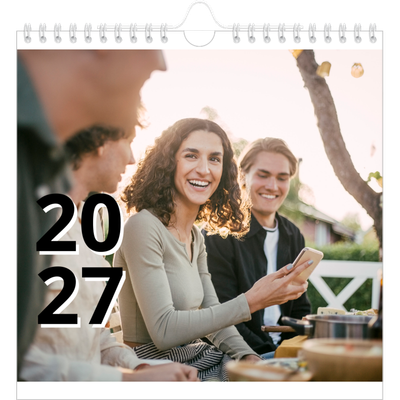 Jahreskalender Quadratisch — Große Zeichen [deckblatt]
