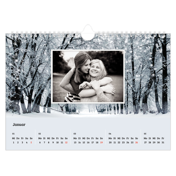 Fotokalender A4 — Vier Jahreszeiten