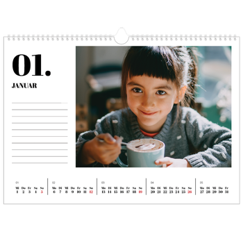 Fotokalender A3 — Serif und Momente