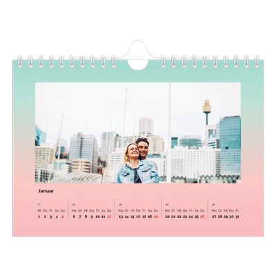 Fotokalender A5 — Pastelltöne [Januar]