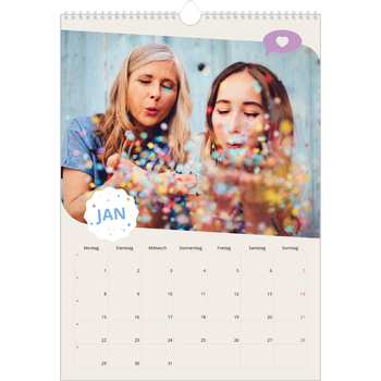 Fotokalender A3 — Kultiger Geburtstag