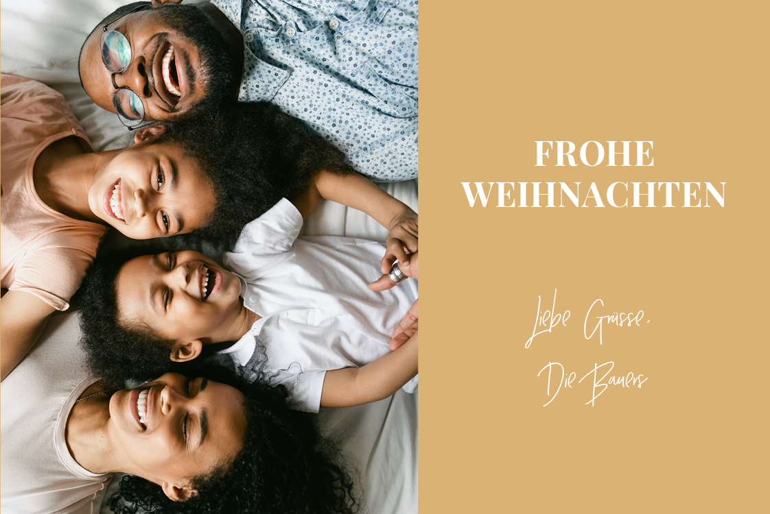 Fotokarten — Festliche Familie