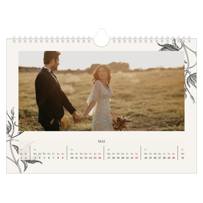 Fotokalender A4 — Tinte und Efeu [Mai]