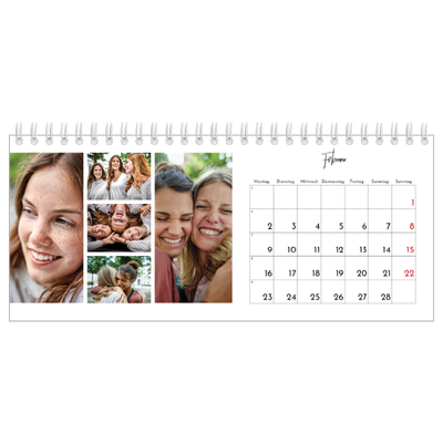 Tischkalender — Fotoarrangement [Februar]