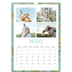 A3 Jahreskalender — Blumiger Hintergrund [Marsch]