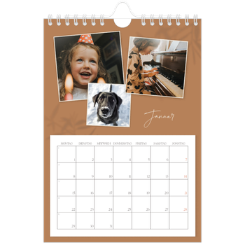 Fotokalender A5 — Warme Erdtöne