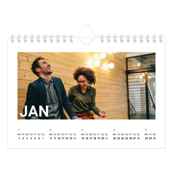 Fotokalender A5 — Großer Monat