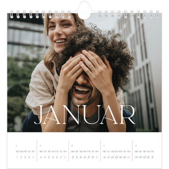 Fotokalender Quadratisch — Überlebensgroß