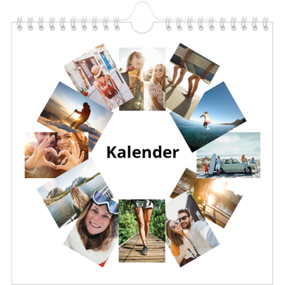 Jahreskalender Quadratisch — Kollage [deckblatt]