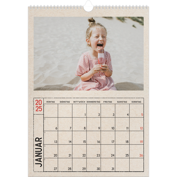 Fotokalender A3 — Stempeleffekt