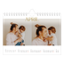 Fotokalender A5 — Großer goldener Text [April]