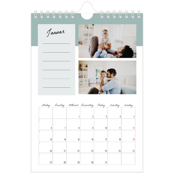 Fotokalender A5 — Listen Kalender