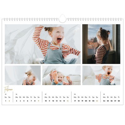 Fotokalender A3 — Handgeschrieben [Februar]