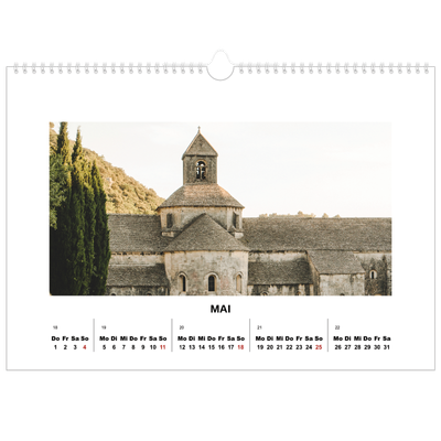 Fotokalender A3 — Schlichtes Foto [deckblatt]