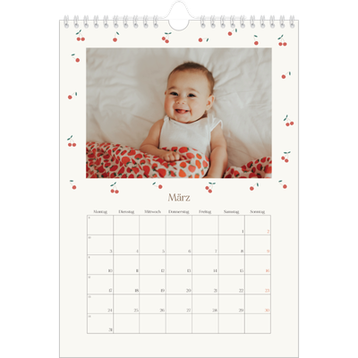 Fotokalender A4 (20 x 30 cm) — Kleine Kirsche [Marsch]