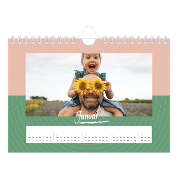 Fotokalender A5 — Farben und Muster