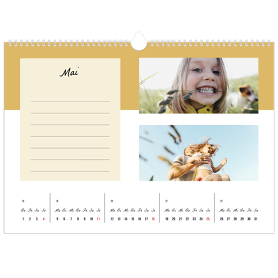 Fotokalender A3 — Listen Kalender [deckblatt]