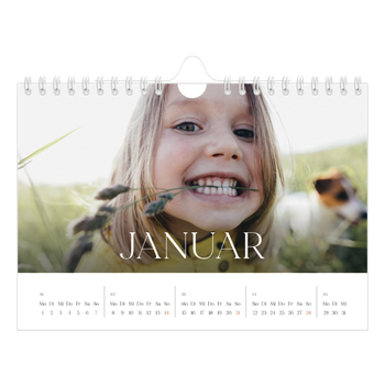 Fotokalender A5 — Zwölf große Monate