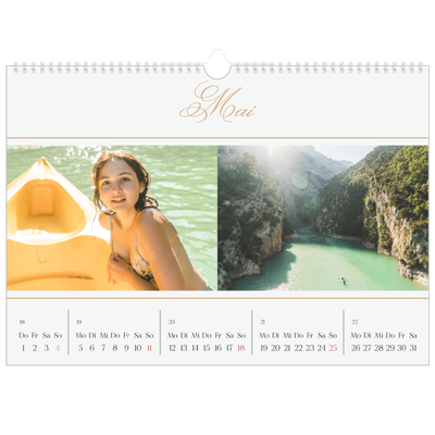 Fotokalender A3 — Goldschrift Banner [deckblatt]