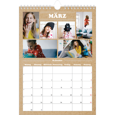 Fotokalender A4 (20 x 30 cm) — Magazinstil [Marsch]