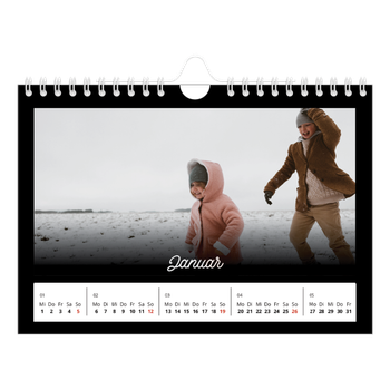 Fotokalender A5 — Schwarzes