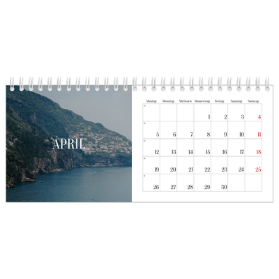 Tischkalender — Endloses Entfliehen [April]