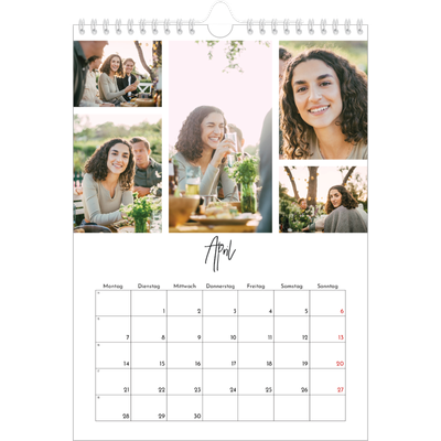 Fotokalender A4 (20 x 30 cm) — Fotoarrangement [April]