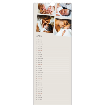 Küchenkalender  — Momente in Bewegung [April]