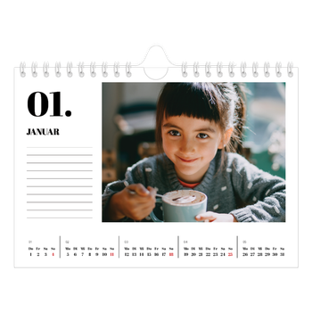 Fotokalender A5 — Serif und Momente