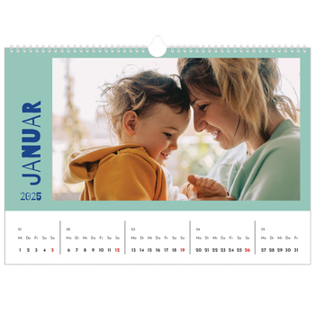Fotokalender A3 — Farbenfroh wie du