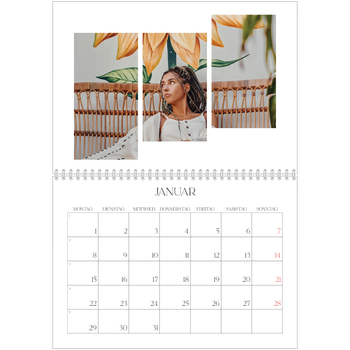 Fotokalender A4 doppelt — Reisemosaike