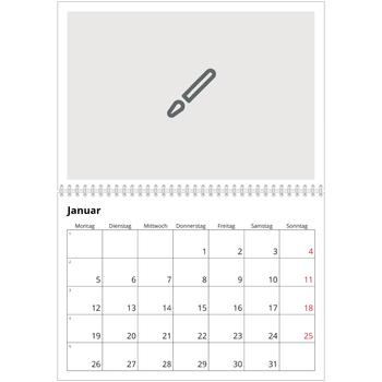 Fotokalender A4 doppelt — Gestalte deine eigenen Produkte